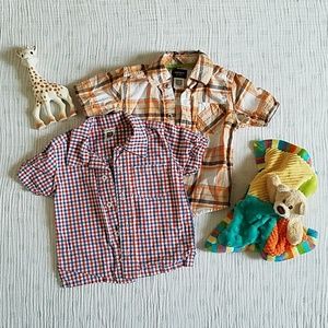 Carter's baby boy button down shirts 12M